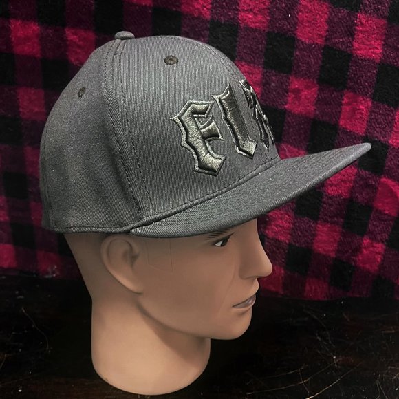 Vintage FLIP Skateboards Brown Embroidered LG/XLG Snapback Hat EUC Very Rare! - Picture 3 of 5